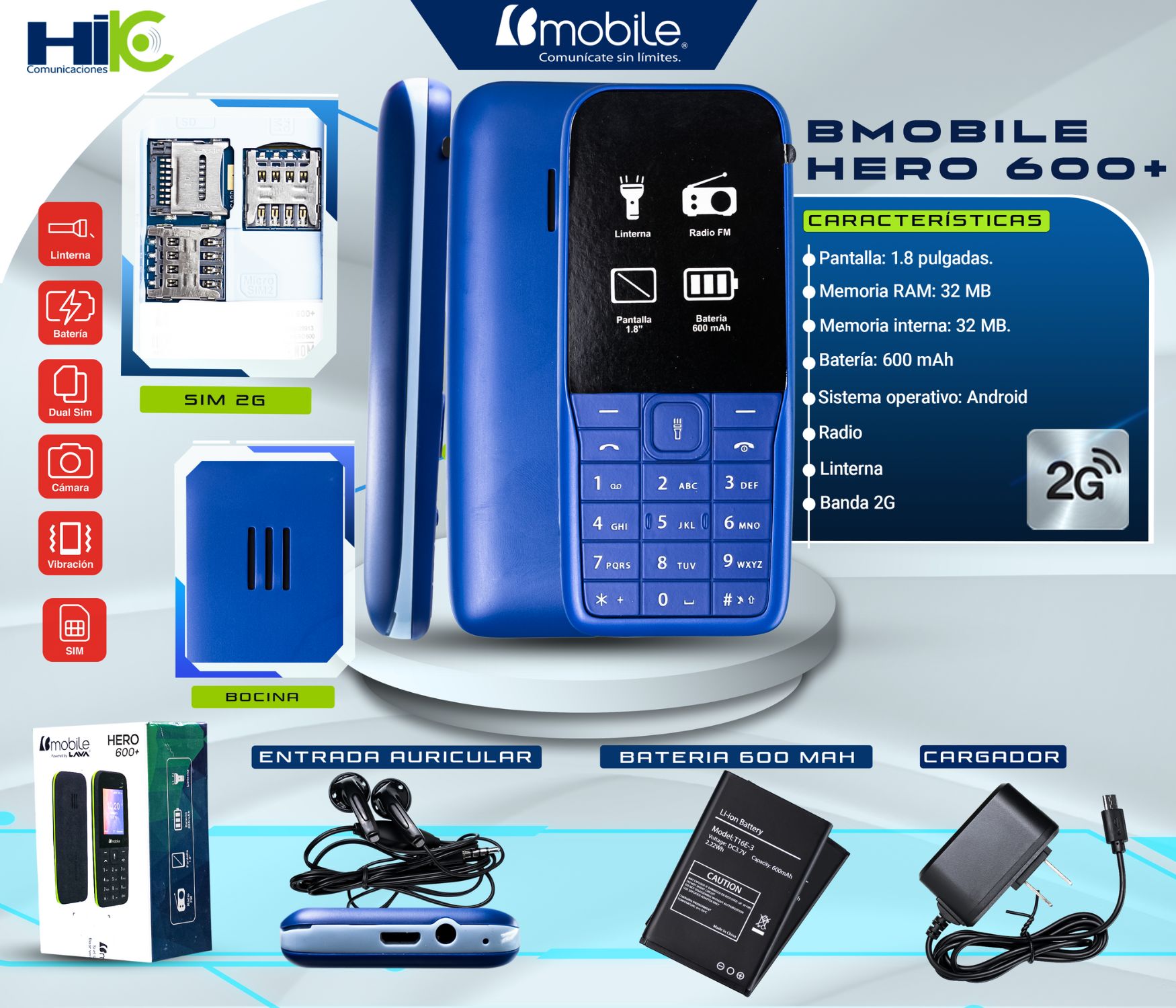 BMOBILE HERO 600+