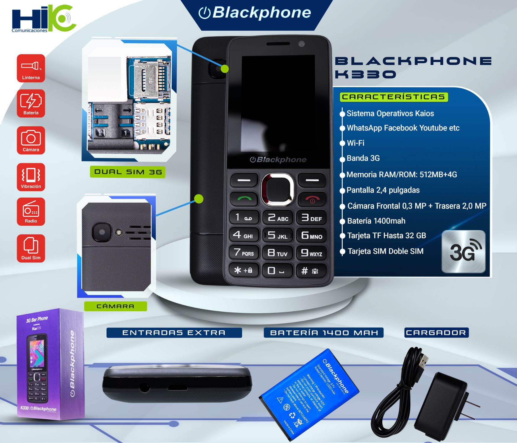 BLACKPHONE K330 HIK