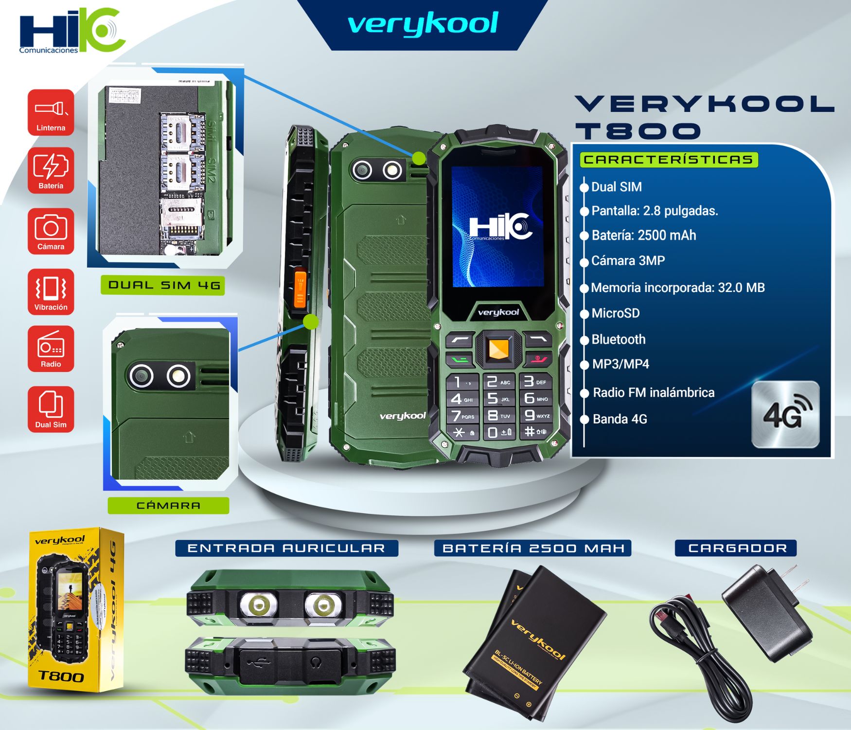 VERYKOOL T800 4G HIK