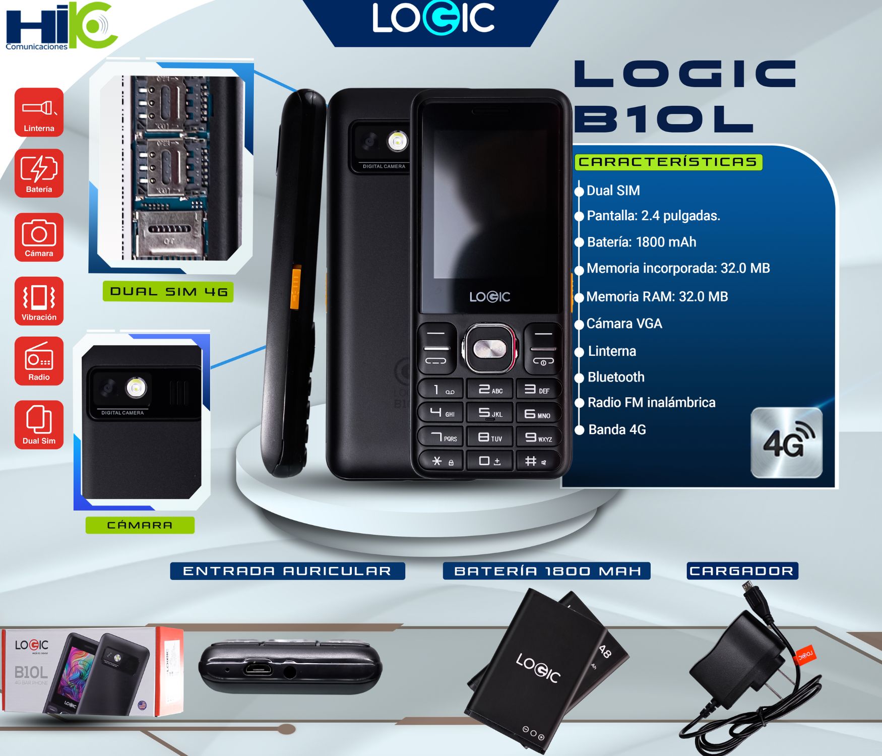 LOGIC B10L 4G HIK