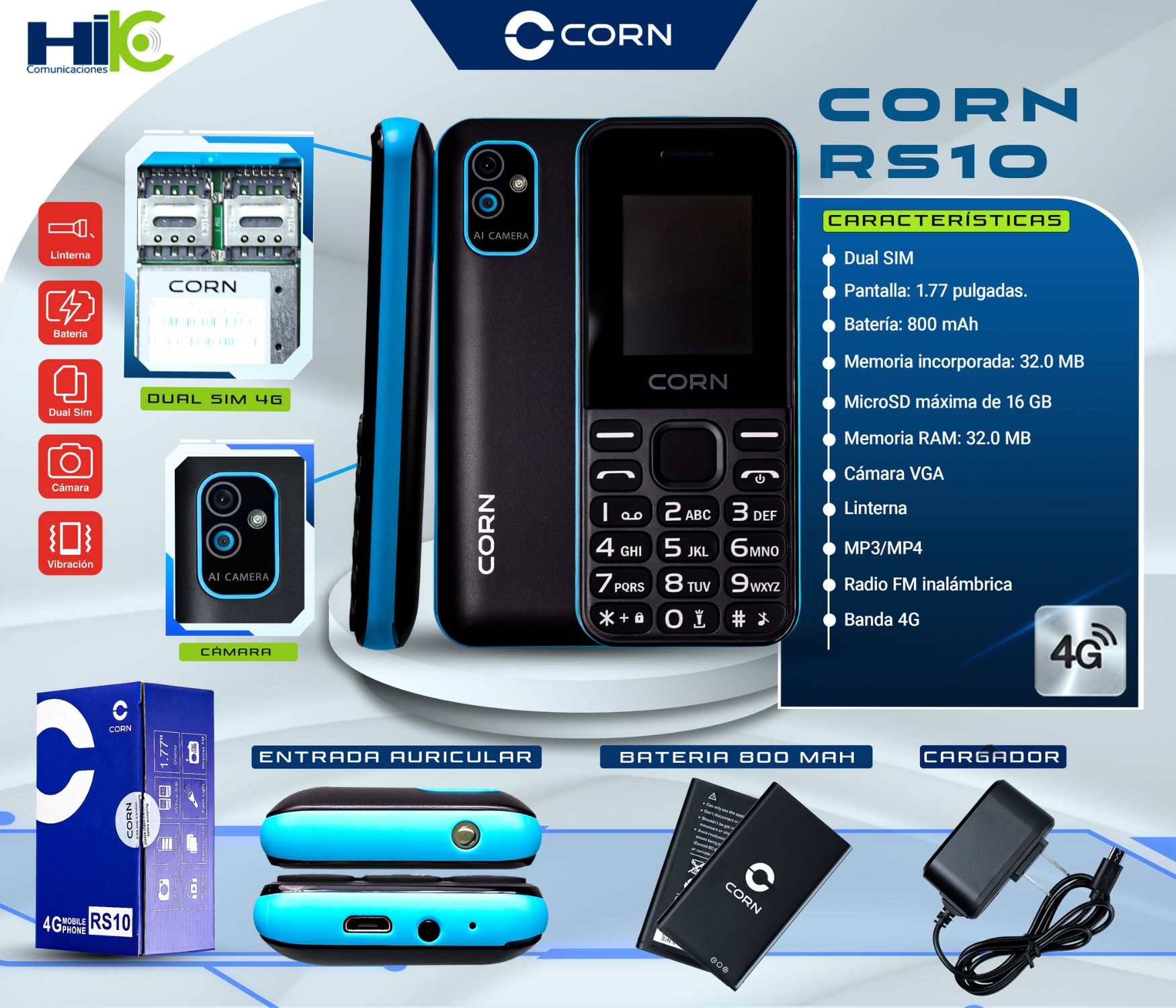 CORN RS10 4G HIK